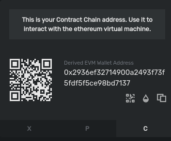 wallet c-chain address